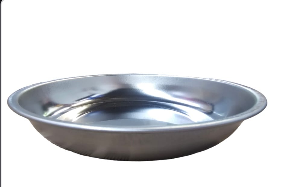 WESTWARD Magnetic Parts Tray: Round, 1 3/8 in Ht, 6 in Dia