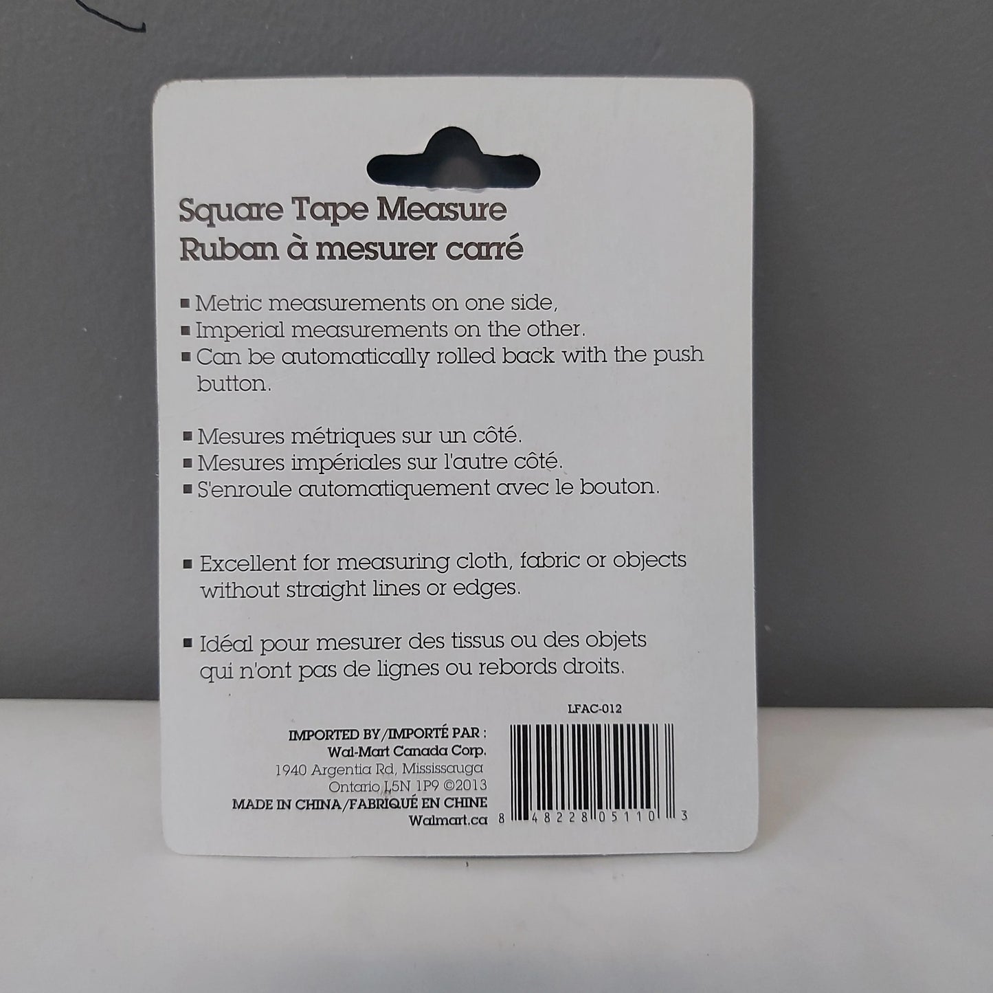 Square Tape Measure