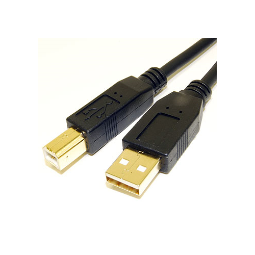 USB 2.0 A/B Cable 10ft.