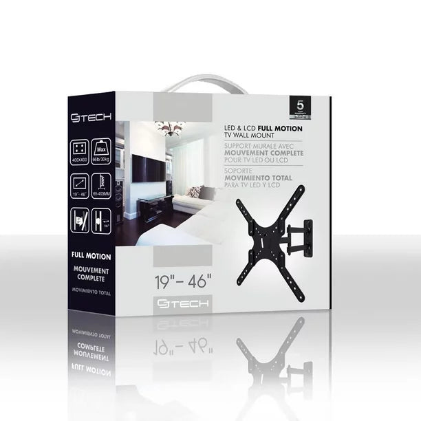 19"-46" Full Motion TV Wall Mount