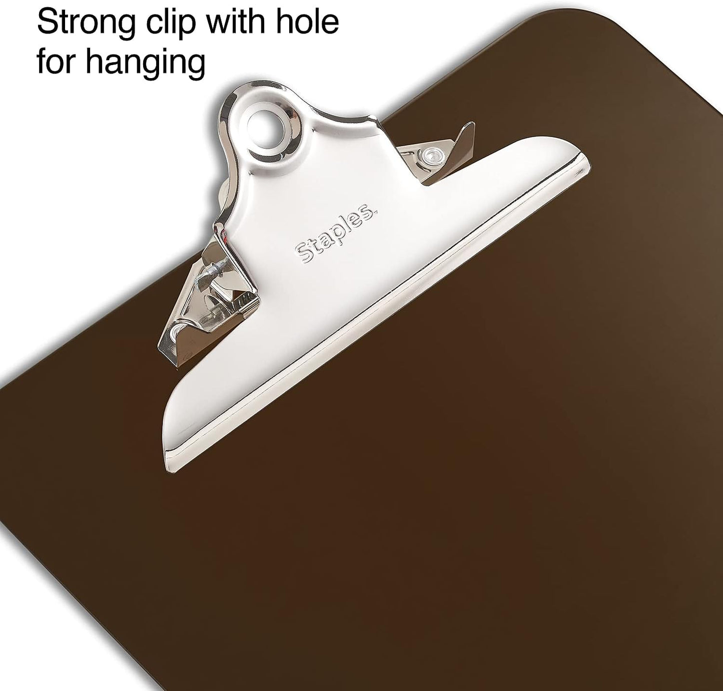 Staples 121715 Plastic Clipboard Smoke 9" X 12" Each (11069)