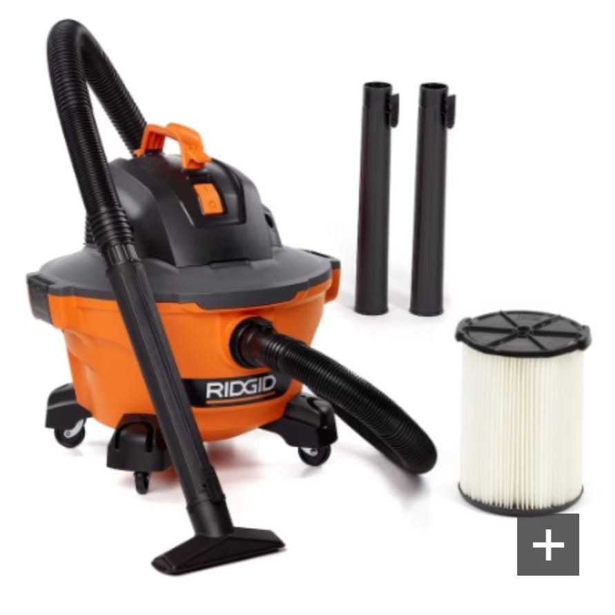 RIDGID NXT 22L (6 Gal.) 3.5 Peak HP Wet/Dry Shop Vacuum with 10 ft. Power Cord