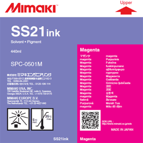 SS21 Solvent Ink Cartridge 440ml Magenta