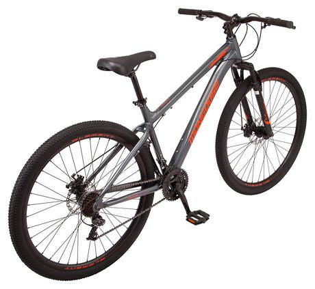 Mongoose Durham mountain bike, 21 speeds, 29-inch wheels, gray