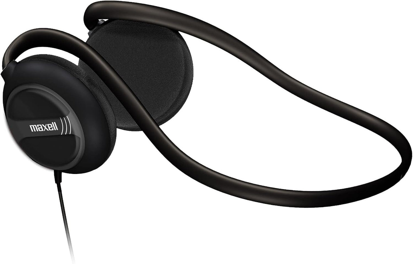 Maxell NB201 Stereo Line Neckband Headphones 190316 (Black)