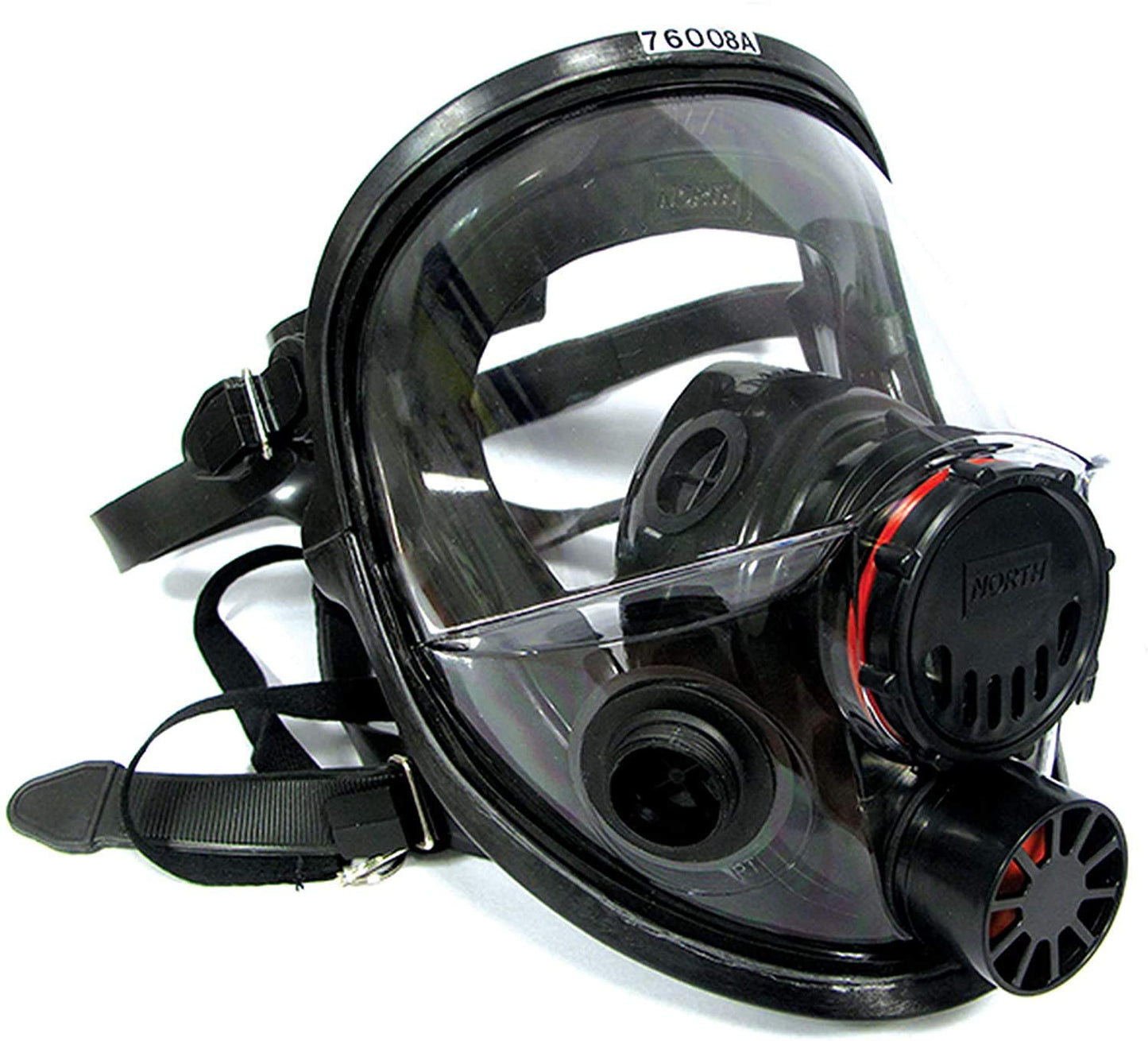 Encon Safety 760008A North 76008A Silicone Full Facepiece, Medium/Large Full Mask, Black/Purple