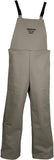 ARC FLASH BIB OVERALLS, FLAME-RESISTANT, HRC 4, KHAKI, 30 IN INSEAM/42 IN WAIST, COTTON