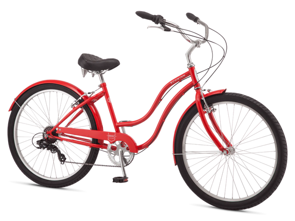 Schwinn Mikko Adult Beach Cruiser Bike 17 Inch Steel Frame Wide