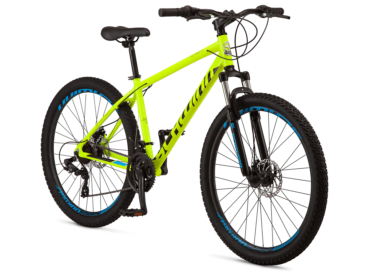 Schwinn High Timber Youth/Adult Mountain Bike for Men and Women, Aluminum and Steel Frame Options, 7-21 Speeds Options, 24-29-Inch Wheels